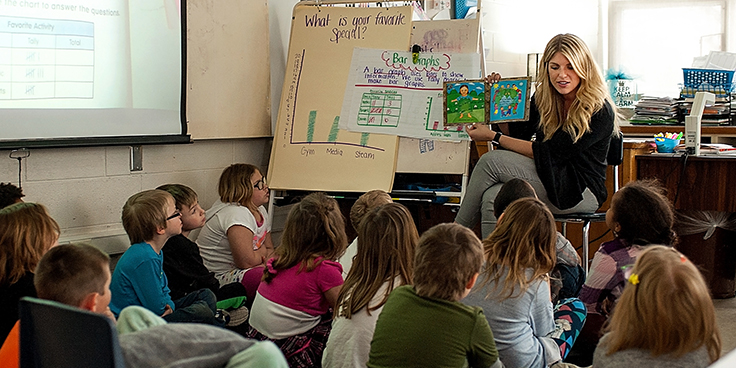 Scholarship program helps Bay City native launch teaching career 